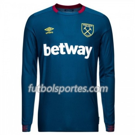 Camisetas West Ham United Segunda Equipacion 2018/2019 Manga Larga